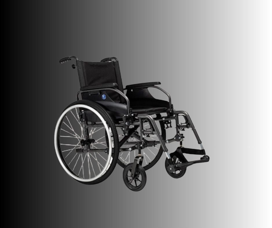 Fauteuil Roulant Manuel Standard – Location (Livraison et Retour Inclus dans le Prix. Livraison dans un Rayon de 20 km DLP, Ranch Davy Crockett, Villages Nature et bien plus)