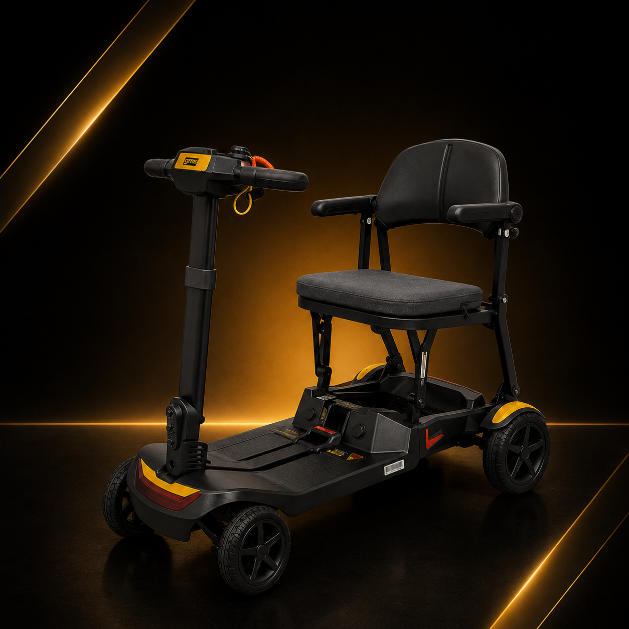 Scooter électrique pliable ultraléger à 4 roues – Location
